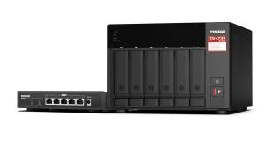 6-bay NAS, AMD Ryzen V1000 series V1500B 4C/8T 2.2GHz, 8GB DDR4 RAM (2 x SODIMM