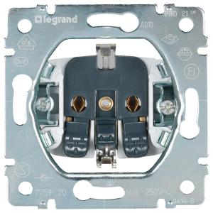 775920 Legrand Galea Life 2P+F földelt csatlakzóaljzat mechanizmus, rugós 10-esé