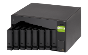 8-bay desktop USB-C 3.1 Gen2 10Gbps JBOD expansion unit  with a 1-meter USB-C to