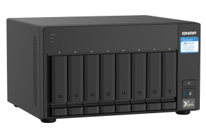 8-Bay NAS, AL324 64-bit quad-core 1.7GHz, 4GB DDR4 SODIMM RAM (1 x 4GB, max 16GB