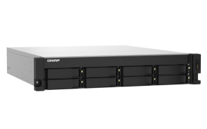 8-Bay quad-core 1.7 GHz rackmount NAS with 250W PSU, 4GB DDR4 UDIMM RAM (max 16G