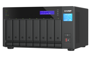 8-bay QuTS hero NAS, Intel® Core™ i9 16-core (8 Performance cores + 8 Efficient
