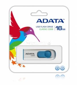 ADATA 16GB USB2.0 Fehér (AC008-16G-RWE) Flash Drive
