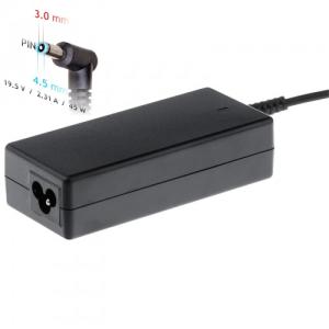 Akyga 19.5V / 2.31A 45W 4.5x3.0mm + pin notebook töltő adapter - AK-ND-68