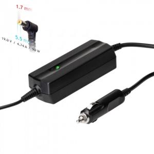 Akyga 19V / 4.74A 90W 5.5x1.7mm autós notebook töltő adapter - AK-ND-43