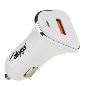Akyga 1x USB-A 5-12V/3A 18W autós töltő - AK-CH-07