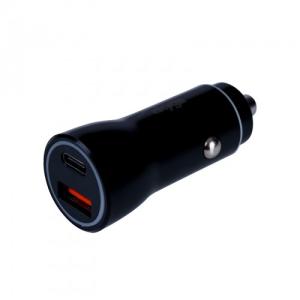 Akyga 1x USB-A + USB-C PD 5-12V / 3A 36W autós töltő - AK-CH-16