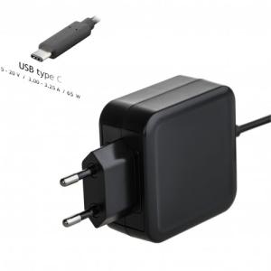 Akyga 20V / 3.00 - 3.25A 65W USB type C notebook töltő adapter - AK-ND-70