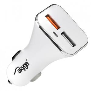 Akyga 2x USB 5V/3.0A 15W autós töltő - AK-CH-08
