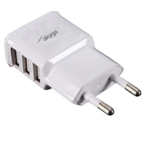 Akyga 3x USB 5V/3.1A fali töltő adapter - AK-CH-05