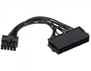 Akyga Adapter kábellel P1 24 pin (m) / 10 pin (f) 10cm - AK-CA-76