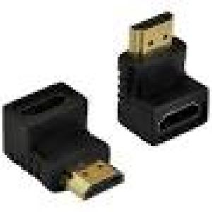 Akyga HDMI apa / HDMI anya 90° L pipa adapter - AK-AD-01