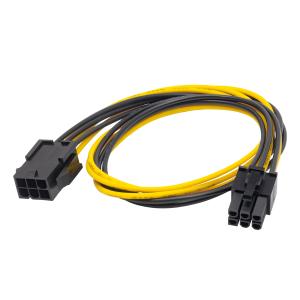 Akyga PCI Express 6pin hosszabbító kábel - AK-CA-46