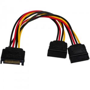 Akyga SATA / 2x SATA elosztó Y kábel - AK-CA-31