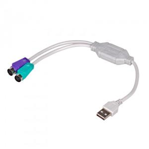 Akyga USB / 2x PS2 adapter - AK-AD-15