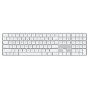 Apple Magic Keyboard (2024) w Touch ID and Numeric Keypad - Hungarian - White Ke