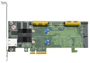 ARECA 2x M.2 + PCIe 2.0 x4, RAID Card 512MB Cache, 2280,22110