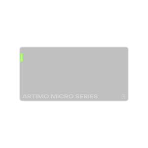 Artimo Desk Mat Micro Series (80x40cm) Mikroszálas textil egérpad Világos szürke