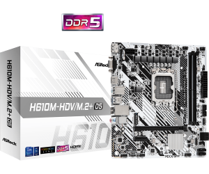 ASRock LGA1700 H610M-HDV/M.2+ D5 alaplap