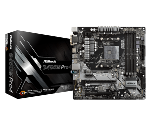 ASRock sAM4 B450M PRO4 R2.0 alaplap