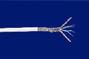 Cat.5E SF/UTP kábel, 24AWG, fehér LSZH köpeny, 500m/dob