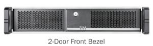 Chenbro Chassis RM24100-L2, 2U Rack-Mountable ATX, 7 slots, PSU optional, Black