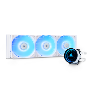 Chieftec Iceberg 360 RGB CLC-360-RGB-W – 360 mm-es AiO CPU Vízhűtő, fehér