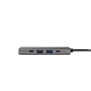 CHIEFTEC USB HUB 5-in-1 dokkoló, fekete