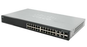 Cisco 24-port 10/100 POE Stackable Managed Switch w/Gig Uplinks