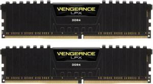 CORSAIR DDR4 16GB (2x8GB) 2666MHz Vengeance LPX RAM, fekete