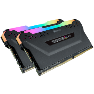 CORSAIR DDR4 16GB (2x8GB) 3000MHz Vengeance Pro RGB RAM, fekete
