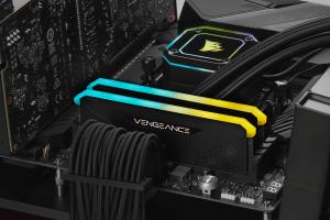 CORSAIR DDR4 16GB (2x8GB) 3200MHz Vengeance RS RGB RAM, fekete