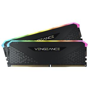 CORSAIR DDR4 32GB (2x16GB) 3200MHz Vengeance RS RGB RAM, fekete
