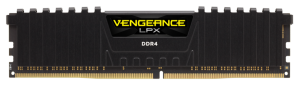 CORSAIR DDR4 8GB (1x8GB) 3200MHz Vengeance LPX RAM, fekete