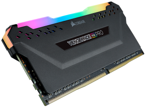 CORSAIR DDR4 8GB (1x8GB) 3200MHz Vengeance Pro RGB RAM, fekete