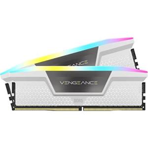 CORSAIR DDR5 5200MHz 32GB (2x16GB) XMP VENGEANCE RGB RAM, fehér