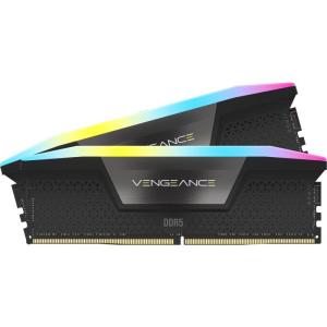 CORSAIR DDR5 5200MHz 48GB (2x24GB) XMP VENGEANCE RGB RAM, fekete
