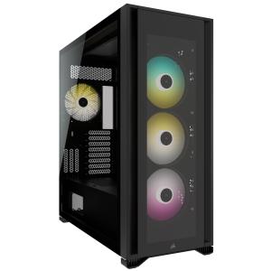 Corsair iCUE 7000X RGB Tempered Glass Full Tower Smart Case, Black