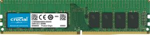 Crucial DRAM 16GB DDR4  2666MT/s (PC4-21300) CL19 DR x8 ECC Unbuffered DIMM 288p