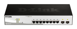 D-Link 10-Port Gigabit Smart Switch with 2 SFP ports
