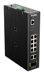 D-link 12 Port L2 Industrial Smart Managed Switch with 10 x 1GBaseT(X) ports & 2