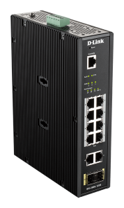 D-link 12 Port L2 Industrial Smart Managed Switch with 10 x 1GBaseT(X) ports (8