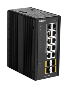 D-link 14 Port L2 Managed Switch with 10 x 10/100/1000BaseT(X) ports (8 PoE) & 4