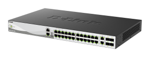D-link 24 SFP ports Layer 3 Stackable Managed Gigabit Switch with 2 x 10GBASE-T