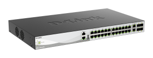 D-link 24 x 100/1000/25000BASE-T PoE Ports Stackable Managed Gigabit Switch with