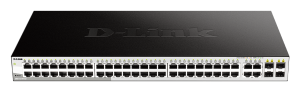 D-Link 48 10/100/1000 Base-T port with 4 x 1000Base-T /SFP ports