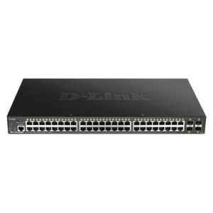 D-link 48-port Gigabit Smart Managed Switch with 4x 10G SFP+ ports, 370Watts
- 4