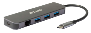 D-link 5-in-1 USB-C Hub with Gigabit Ethernet/Power Delivery