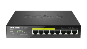D-Link 8-port 10/100/1000 Desktop Switch w/ 4 PoE Ports