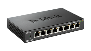 D-Link 8-port 10/100/1000 Gigabit Metal Housing Desktop Switch